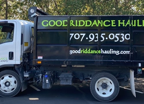 Good Riddance Hauling truck