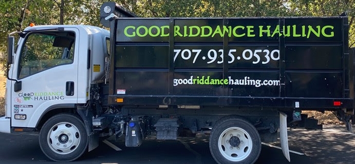 Good Riddance Hauling truck