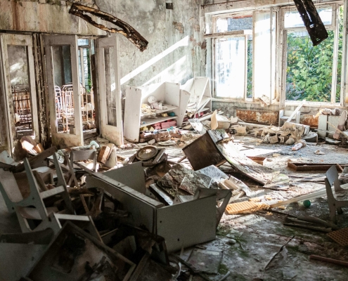 Wrecked Home Furnitures Interior